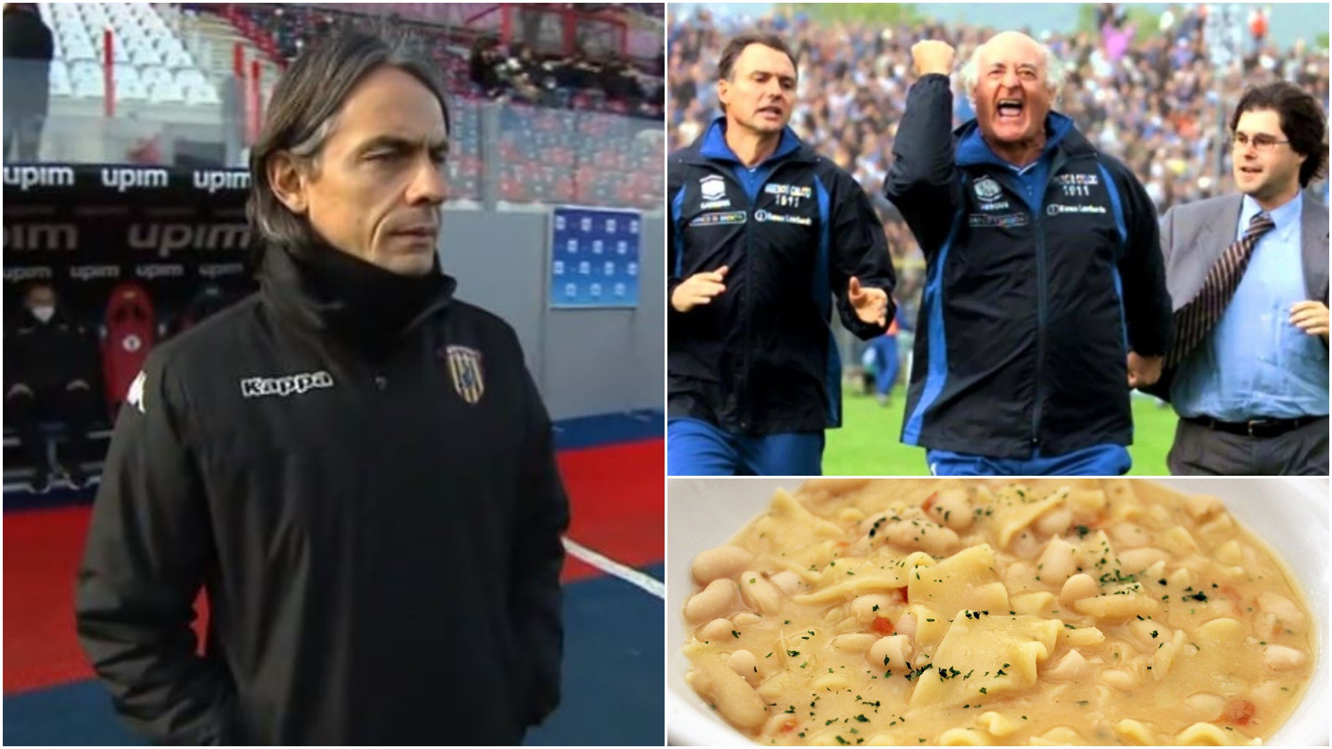 Inzaghi-Mazzone-Fagioli