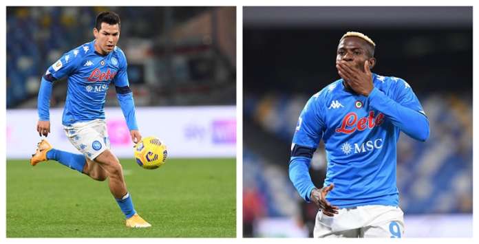 lozano-Osimhen napoli