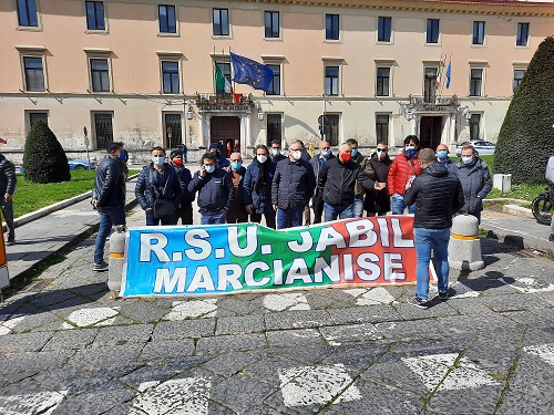 manifestazione jabil marcianise