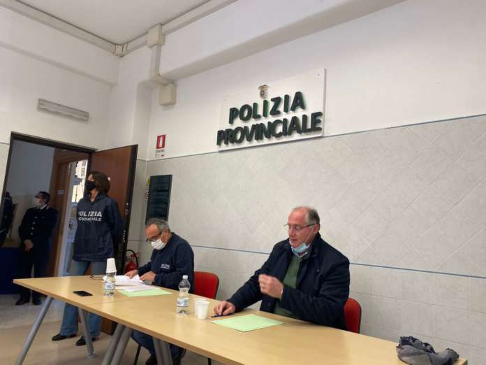 report polizia provinciale salerno