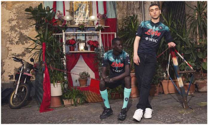 maglia Napoli- Burlon Kappa