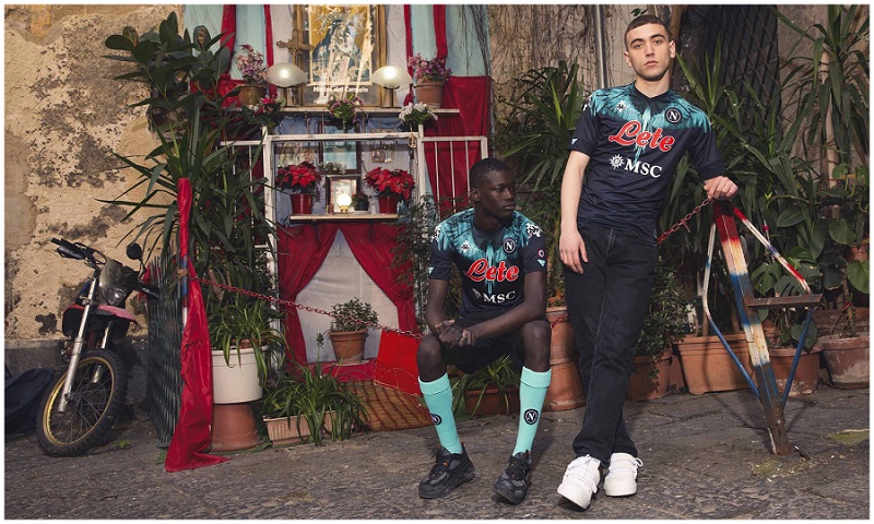 maglia Napoli- Burlon Kappa