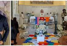 Lacrime, magliette colorate e palloncini bianchi: l’ultimo saluto a Genny