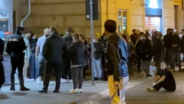 protesta pizzeria