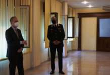 Benevento, visita istituzionale al comando dei carabinieri per Torlontano