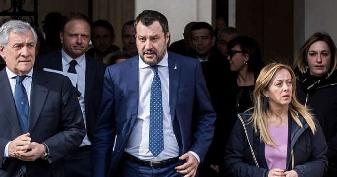 Meloni Tajani Salvini