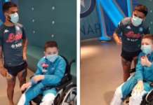 Il piccolo Giuseppe realizza il suo sogno: l’incontro con Insigne è emozionante (VIDEO)