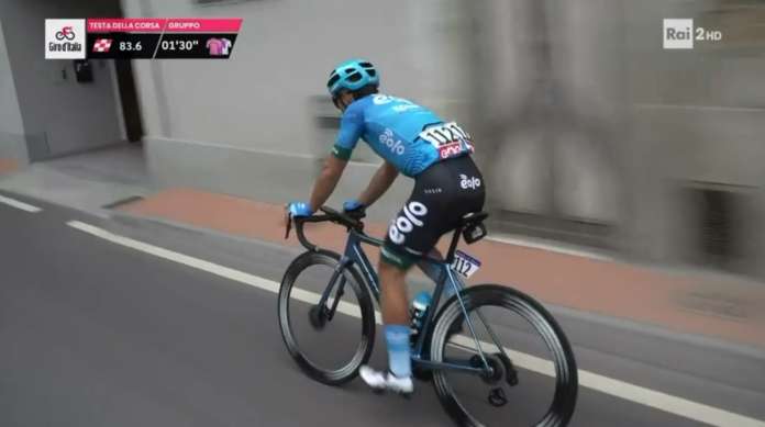 albanese maglia blu giro d'italia