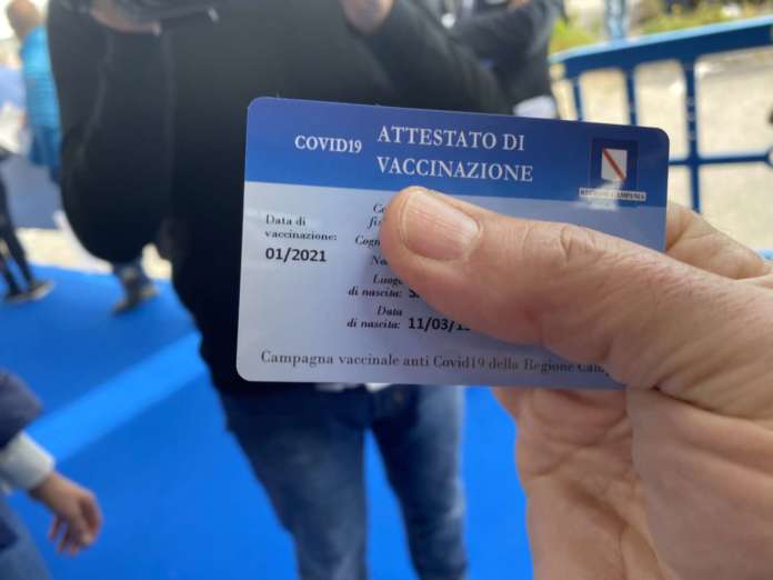 card vaccinazione