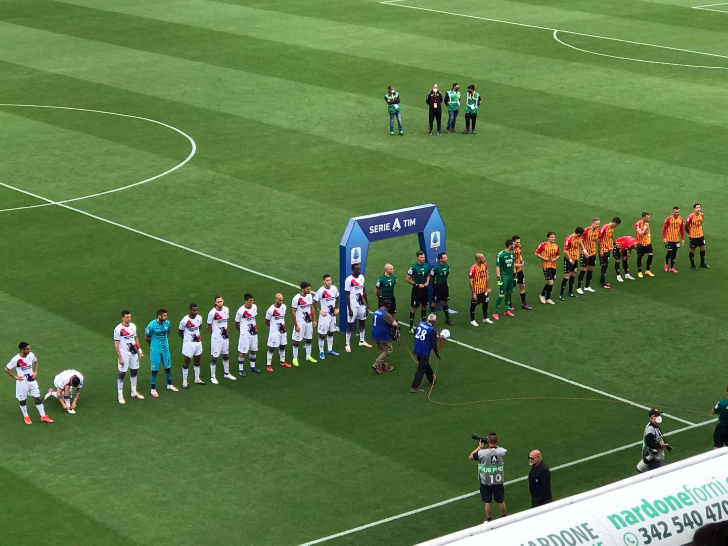 formazioni schierate benevento e crotone