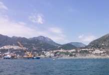Porto, l’allungamento del molo visto dal mare (Video)