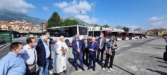 terminal bus inaugurazione BusItalia Cava