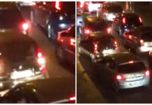 Tre colpi di pistola sparati nel traffico per festeggiare la vittoria dell’Italia (VIDEO)