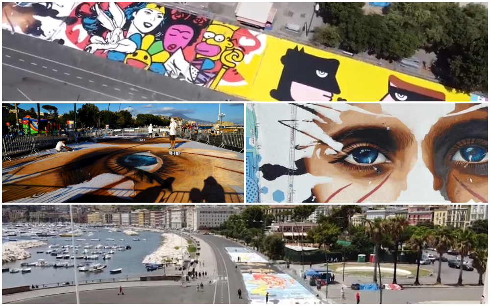 lungomare street art napoli