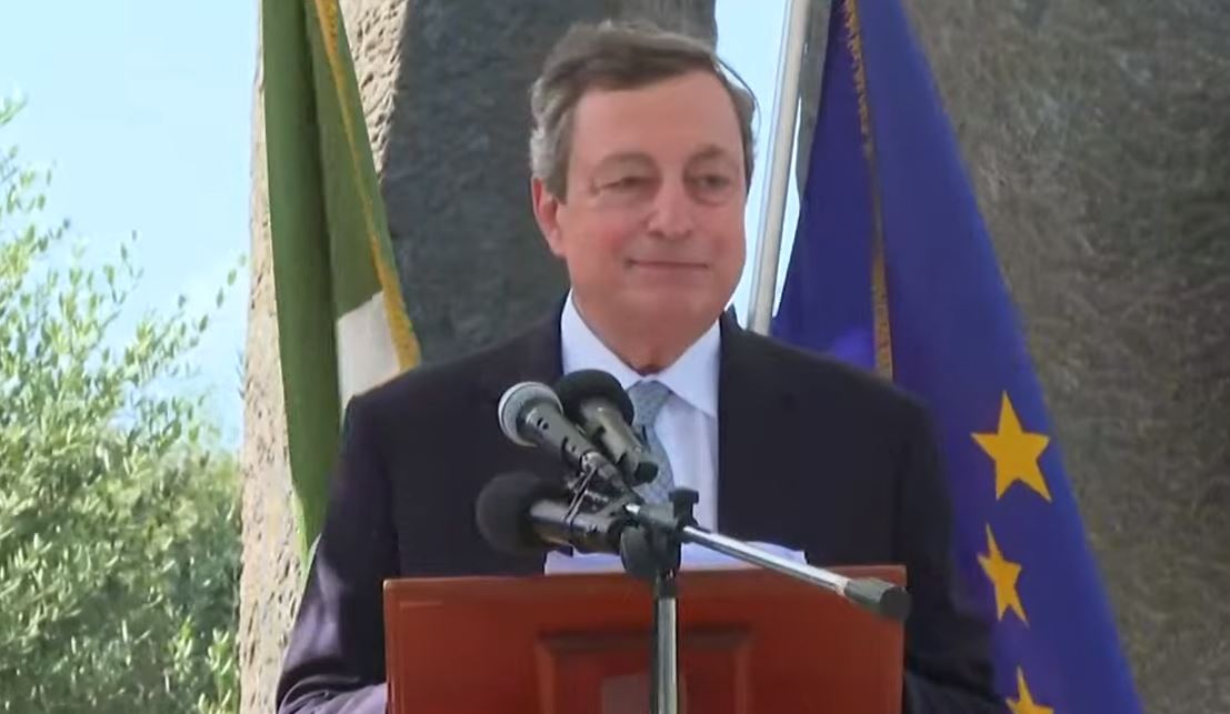 Mario Draghi a Santa Maria Capua Vetere