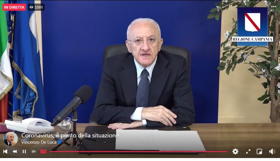 de luca 24 luglio