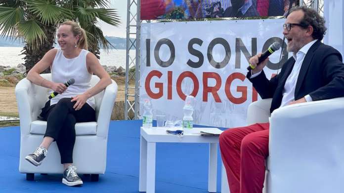 giorgia meloni bagnoli