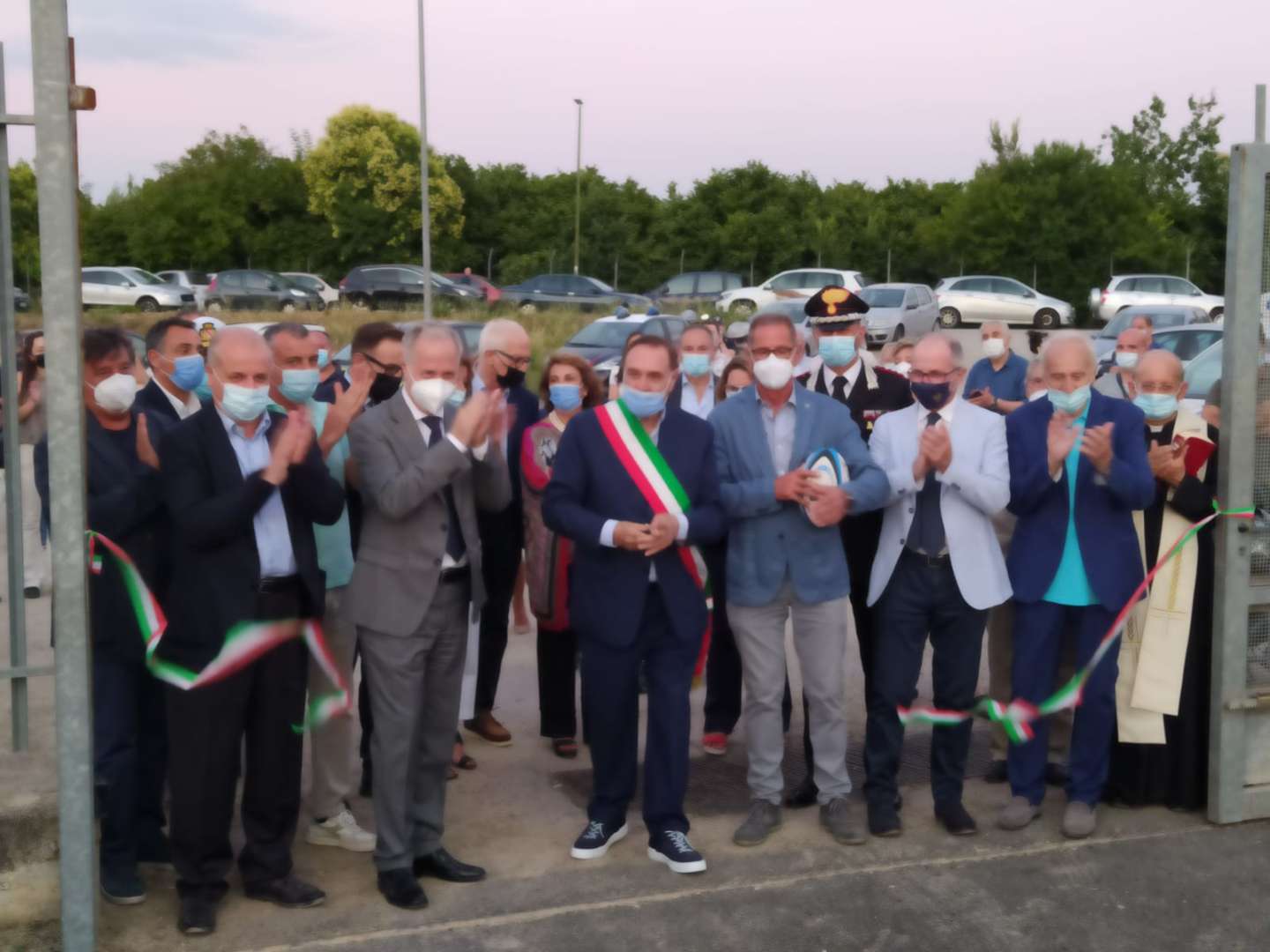 inaugurazione campo rione ferrovia
