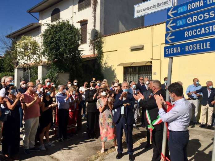 intitolazione strada ex questore maria alessandra barbantini 2