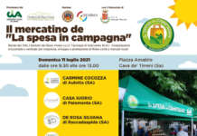“La spesa in campagna”, domenica il mercatino delle aziende agricole a Cava de’Tirreni