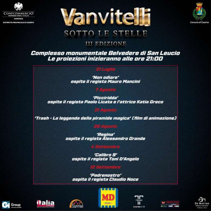 locandina Vanvitelli sotto le stelle