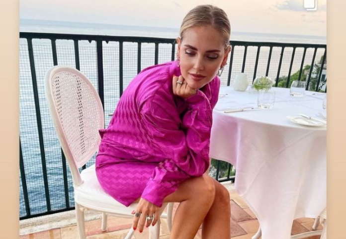 Chiara Ferragni ad Amalfi