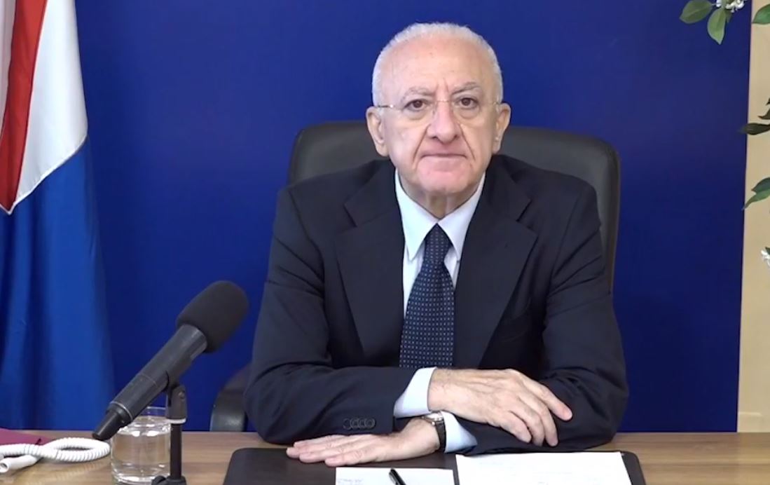 De Luca diretta 6 agosto