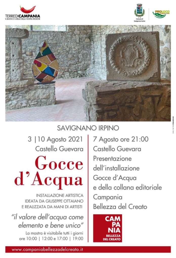 Mostra Gocce d'acqua a Savignano Irpino