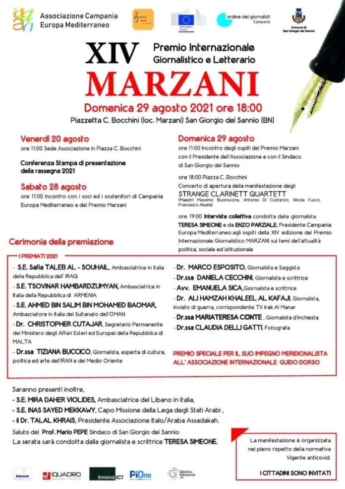 Premio Marzani 2021