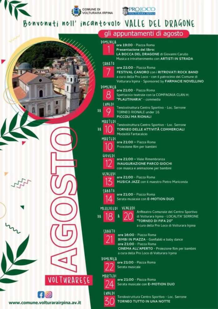 Programma Agosto Volturara