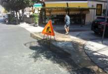 Via Nizza: perdita d’acqua da quattro giorni (VIDEO)