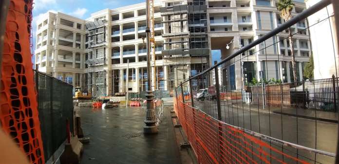Via Pertini cantiere