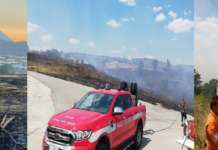 Allarme incendi, bruciano i comuni della Valle del Tanagro e gli Alburni