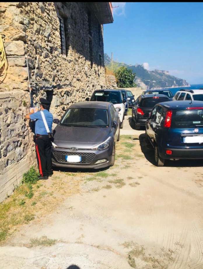 parcheggio abusivo ravello