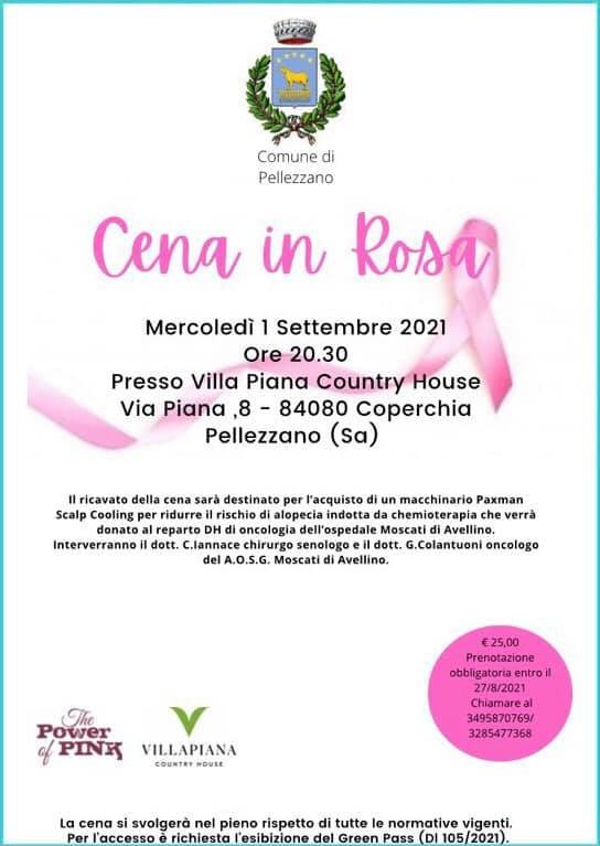 pellezzano cena in rosa