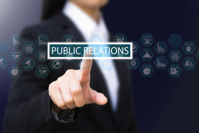 Businesswoman,,,Public,Relation,Concept