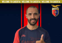 Il centrocampista brasiliano Bruno Vicente è della Casertana