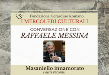 ‘Fondazione Romano’, mercoledì 22 conversazione con Raffaele Messina