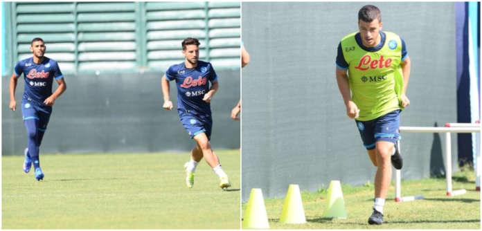 Napoli allenamento