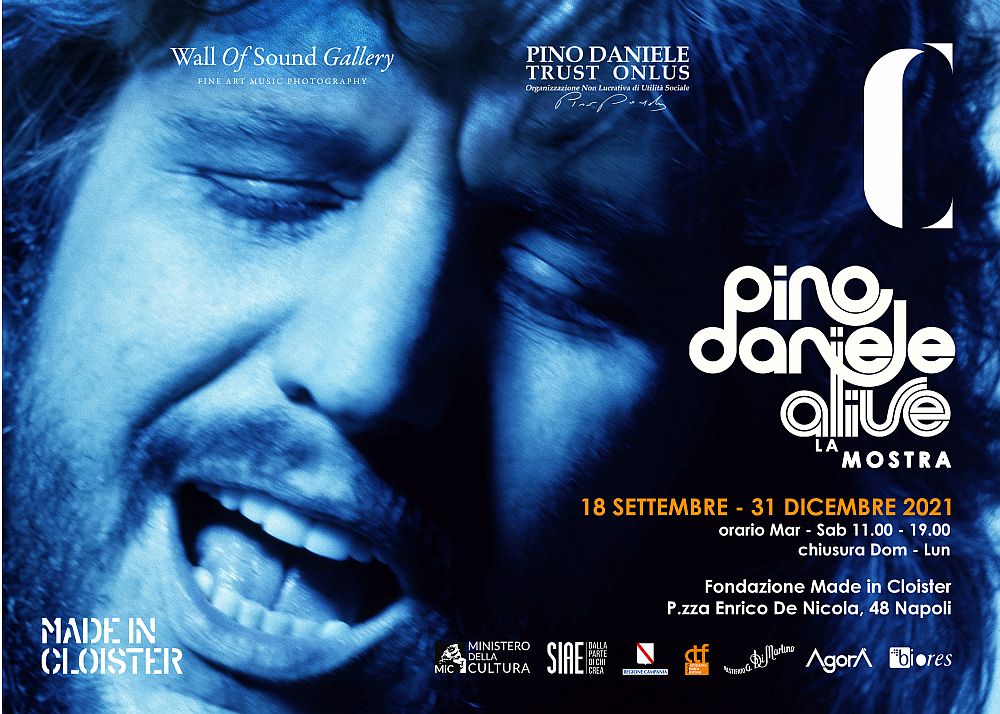 Pino Daniele Alive, La mostra_locandina orizzontale___