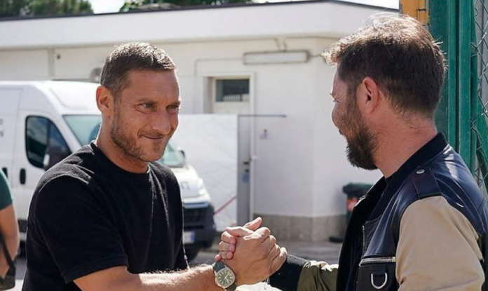 Totti a Benevento copertina