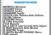 Amministrative Salerno, la lista dei Progressisti: assessori in campo