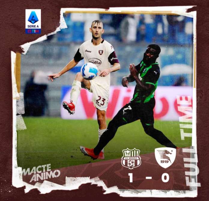 sassuolo salernitana