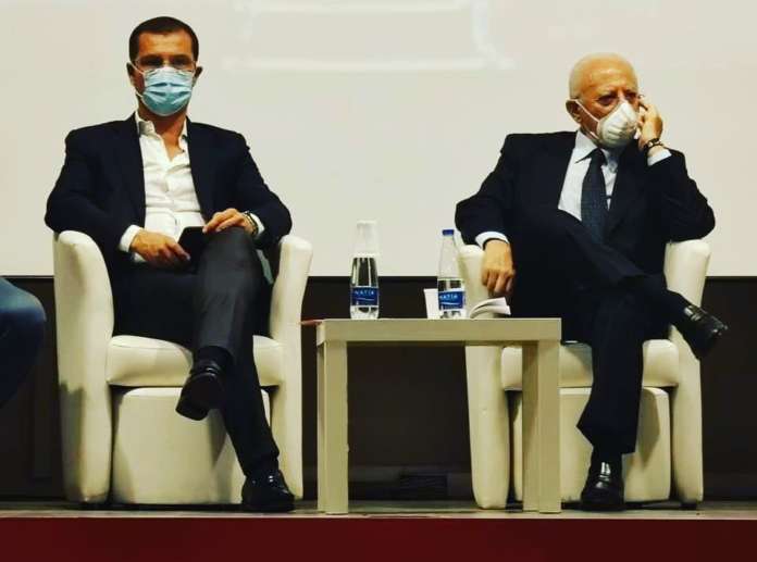 zannini con de luca a caserta