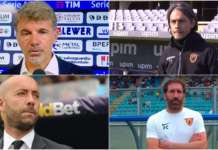 Il Benevento in B: Inzaghi e Baroni bunker, Caserta meglio di Bucchi ma…