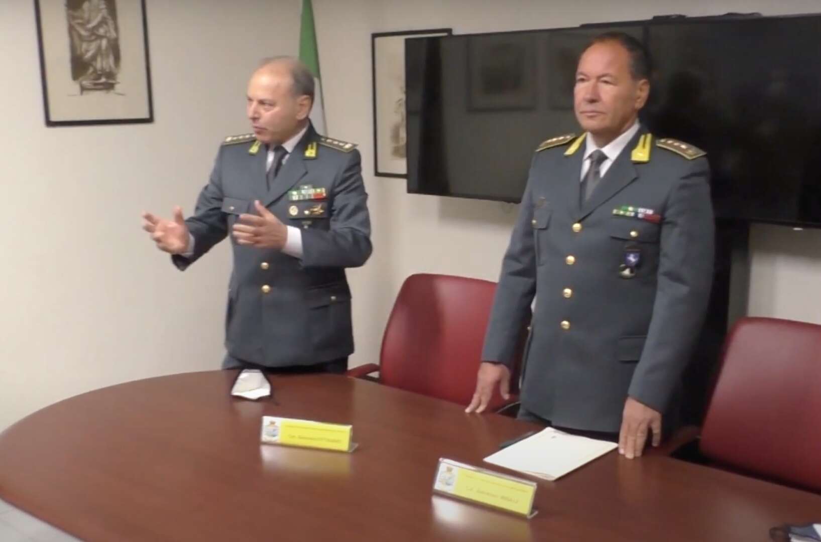 Colonnello Ottaiano e il Colonnello Minale