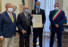 Prefettura, consegnata l’onoreficenza di Cavaliere della Repubblica a Raffaele Viggiano