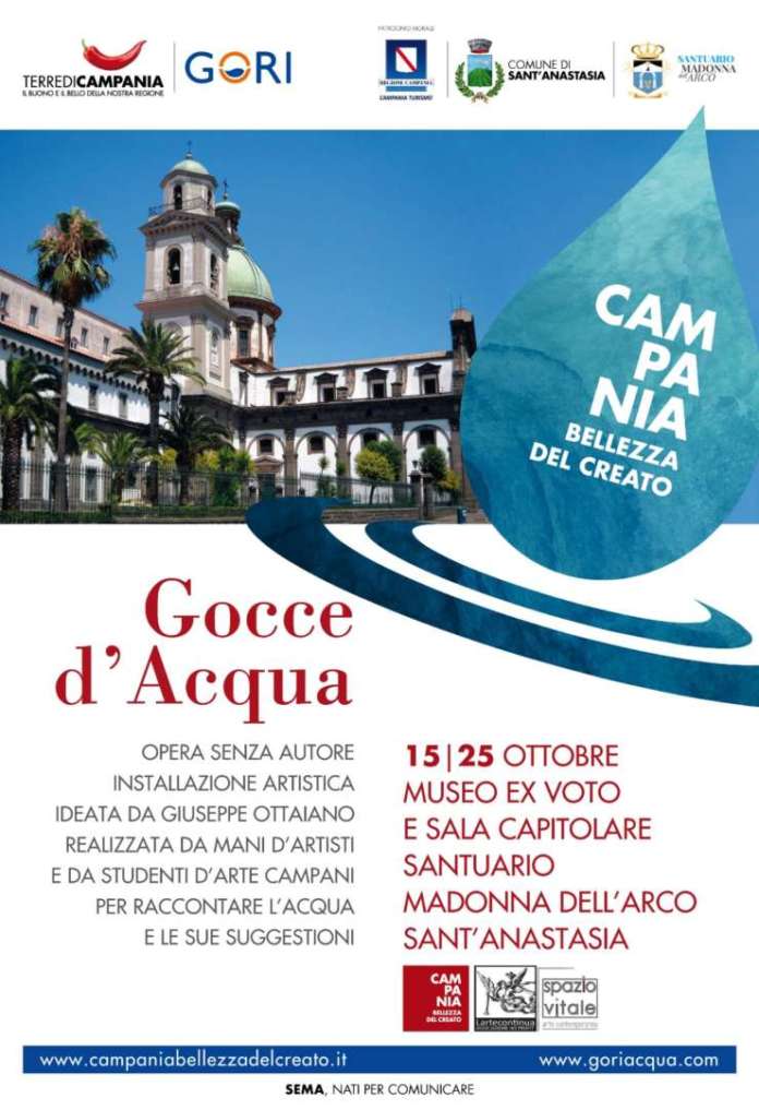 locandina gocce d'acqua