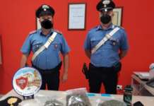 Giovi, carabinieri seguono odore e trovano quasi mezzo chilo di marijuana