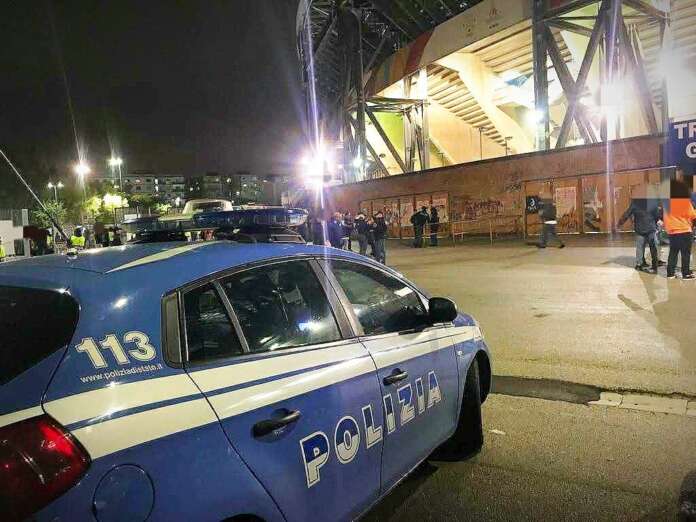 polizia - stadio Maradona